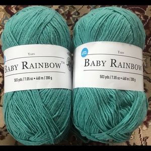 2 skeins of yarn 7.05 oz each color ocean teal